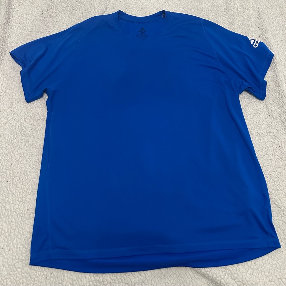 2XL Adidas Blue Short Sleeve Tee